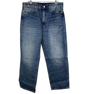 Levi's 568 Loose Straight Jeans Mens  Size 36 x 32 Dark Wash New With Tags